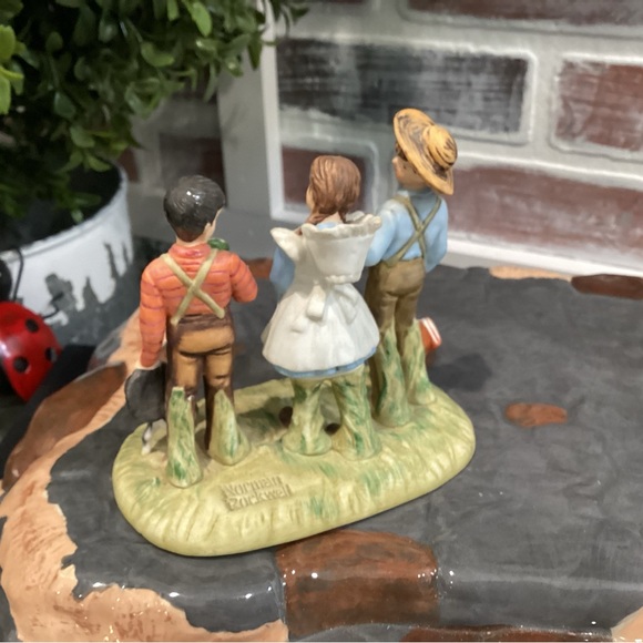 Inspired by Norman Rockwell’s Four Seasons Illustration Spring Young Man’s Fancy - Picture 4 of 12